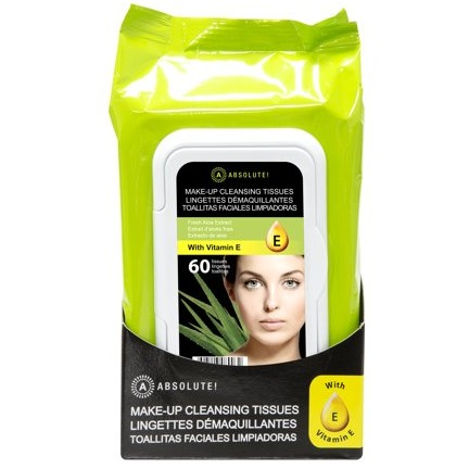 [6281] Absolute 10 Make Up Cleansing Tissues Fresh Aloe Extract Small 10 Tissues