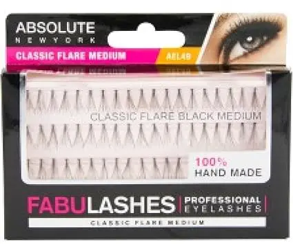 [12094] Absolute Eyelashes Fabulashes Classic Flare Black Medium AEL49 