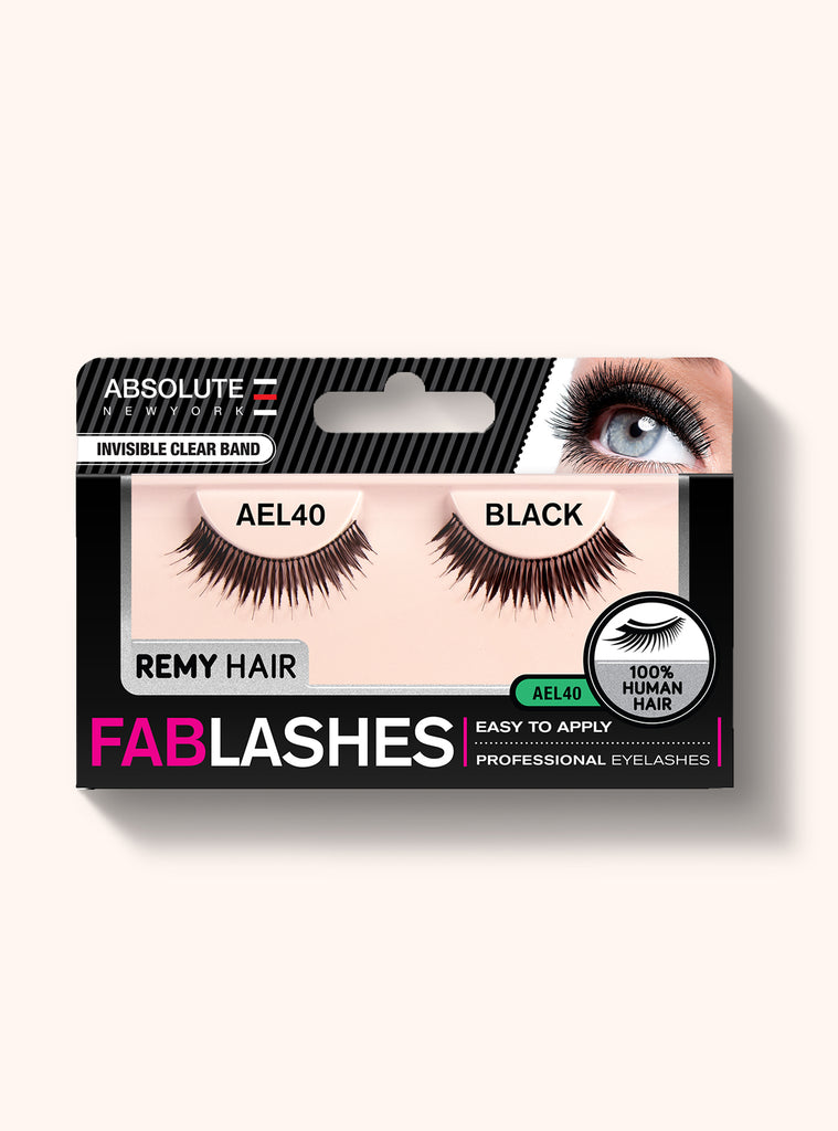 [12074] Absolute Eyelashes Fabulashes Invisiable Clear Band AEL40 