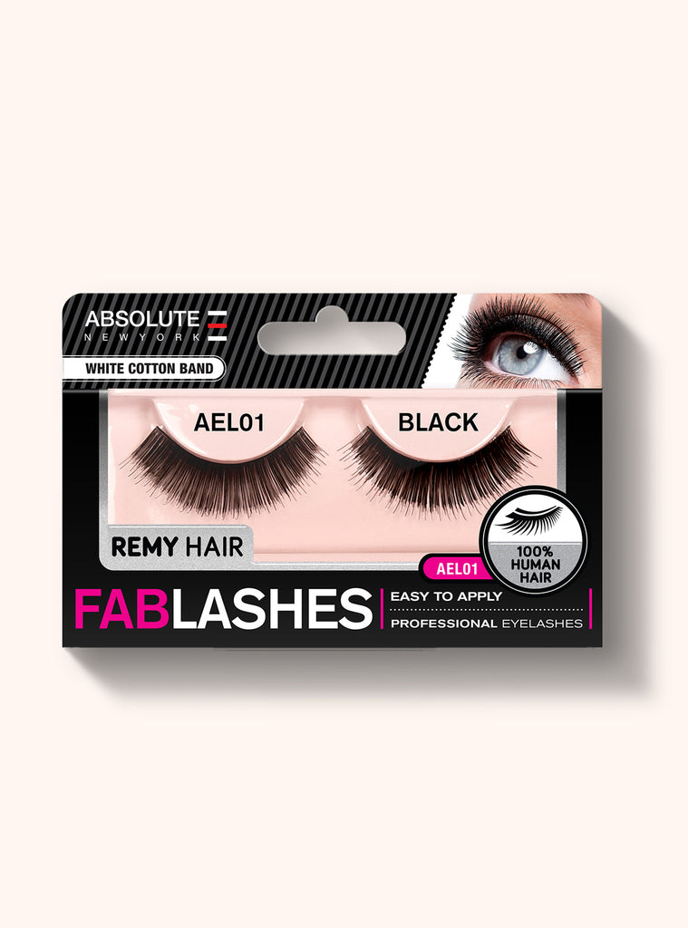 [12093] Absolute Eyelashes Fabulashes White Cotton Band AEL01 