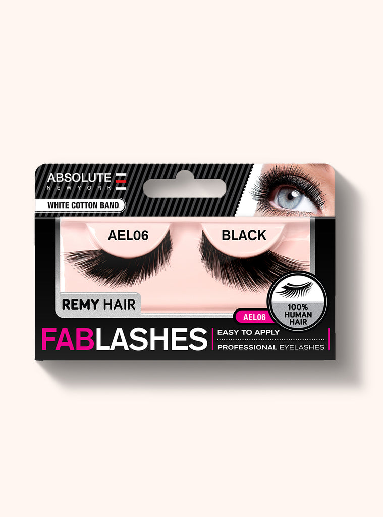 [12078] Absolute Eyelashes FabuLashes White Cotton Band AEL06 