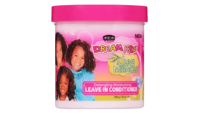 African Pride Dream Kids Olive Miracle Detangling Moisturizing Leave In Conditioner 15oz
