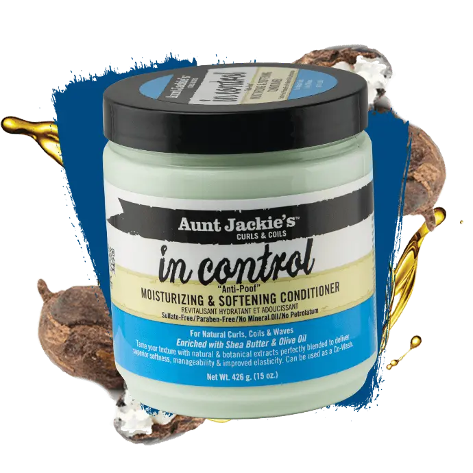 [9377] Aunt Jackie's In Control Moisturizing & Softening Conditioner 15oz