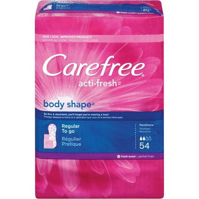 Carefree Acti -Fresh 54 Regular Pads 