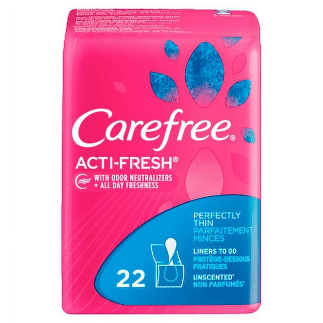Carefree Pantiliners Unscented Regular 20 