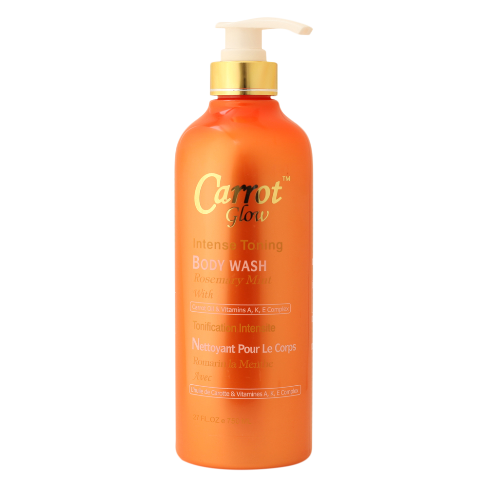 [11416] Carrot Glow Intense Toning Rose Body Wash 750 ml