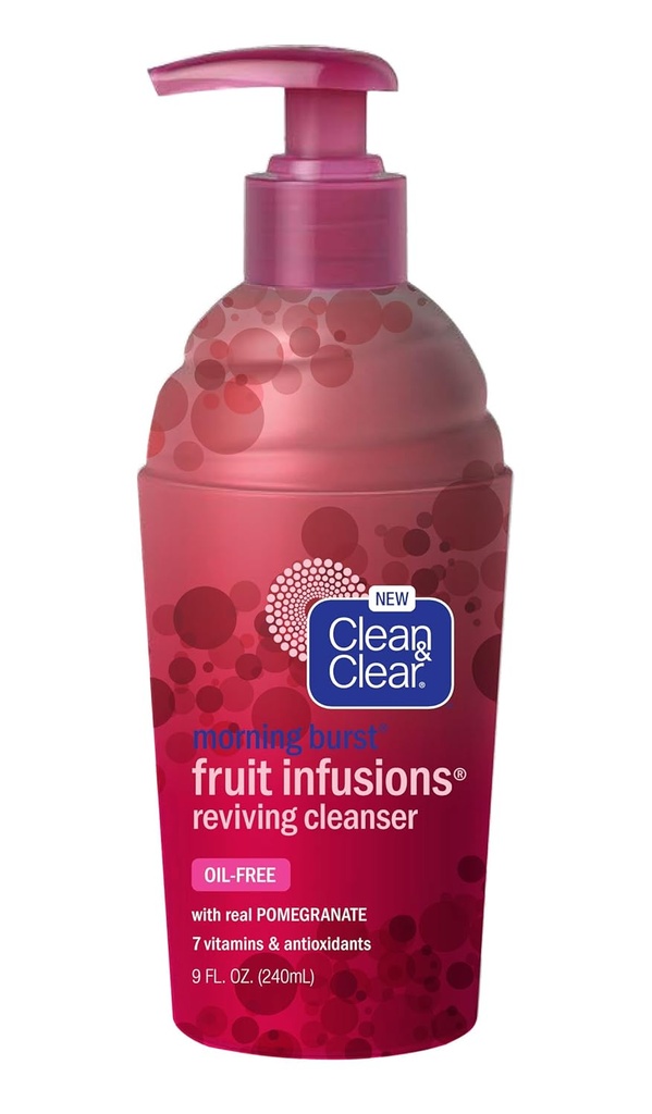 Clean & Clear Morning Burst fruit infusions reviving cleanser 9oz