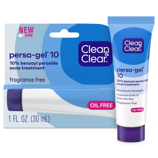 Clean & Clear Persa-Gel 10% Acne Medication 1oz/28g