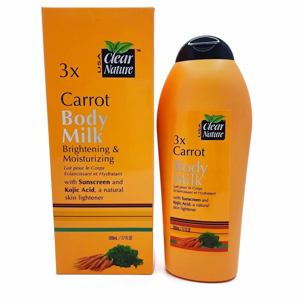Clear Nature Body Lotion 3X Carrot 500ml