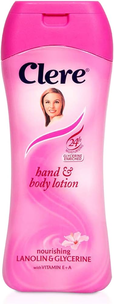 Clere Hand & Body Lotion Nourishing Lanolin & glycerine Lotion 400ml/13.53