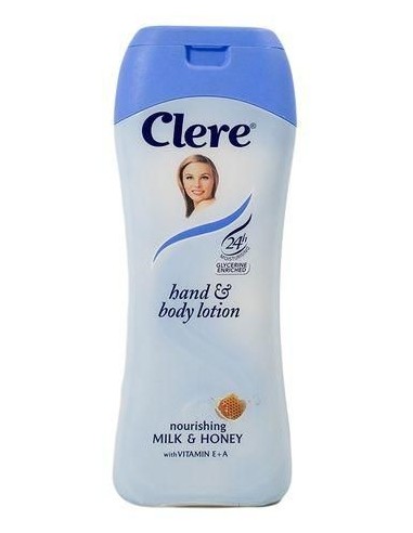 Clere Hand & Body Lotion Nourishing Milk & Honey Lotion 400ml/13.53