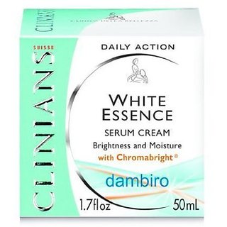 Clinians White Essence Serum Cream Brightness and Moisture with Chromabright 50ml