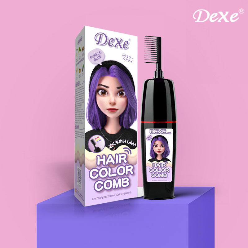 [13636] Dexe Dexe Hair Color Shampoo 6 Grape Purple 