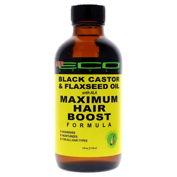 [19278] Eco styler Black Castor & Flaxseed Maximum Hair Growth Oil 4oz
