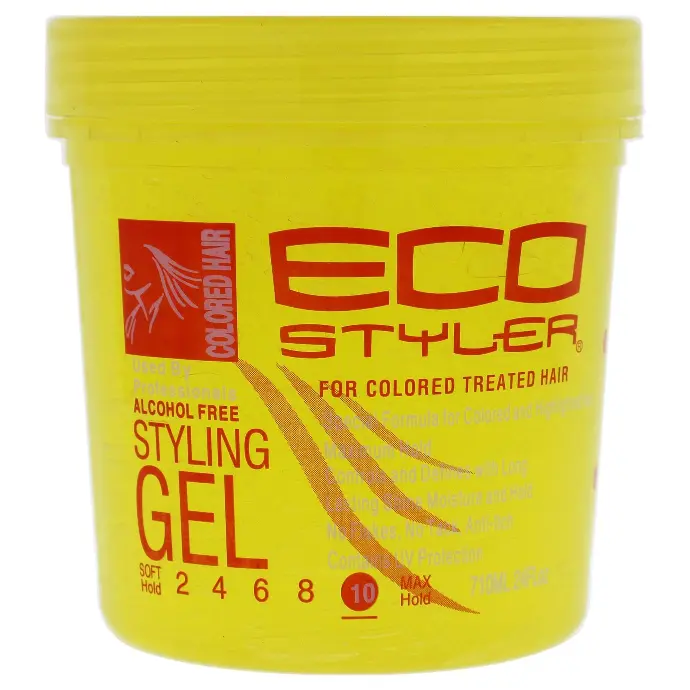 [12665] Eco styler Styling Gel Colored Treated Hair Yellow 24oz