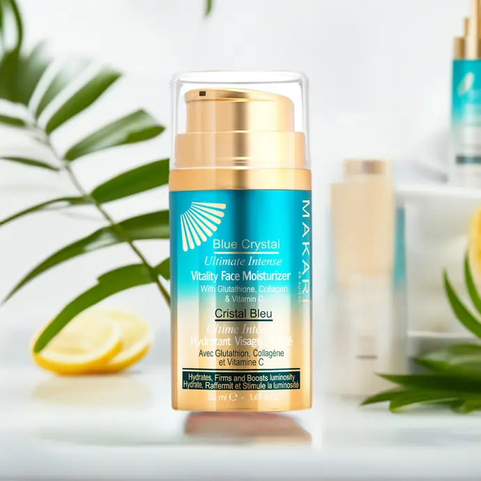 [21033] Makari Blue Crystal Vitality Face Moisturizer Cream 50ml