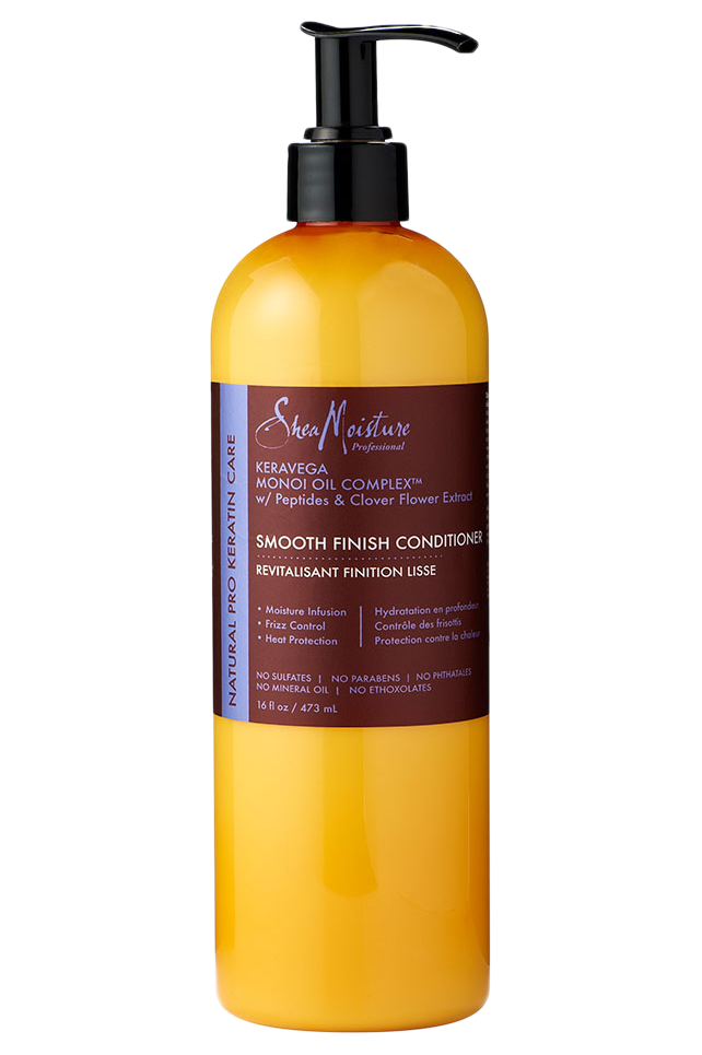 [15455] Shea Moisture Keravega Monoi Oil Smooth Finish Conditioner 473ml