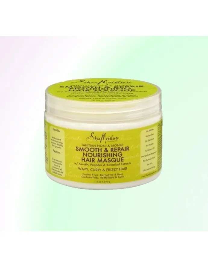 [15343] Shea Moisture Tahitian Noni & Monoi Smooth & Repair Masque 340g