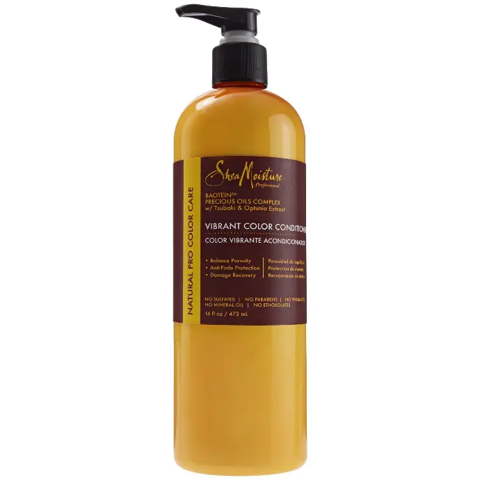 [15265] Shea Moisture Vibrant Color Shampoo Baotein Precious Oil Complex 473ml