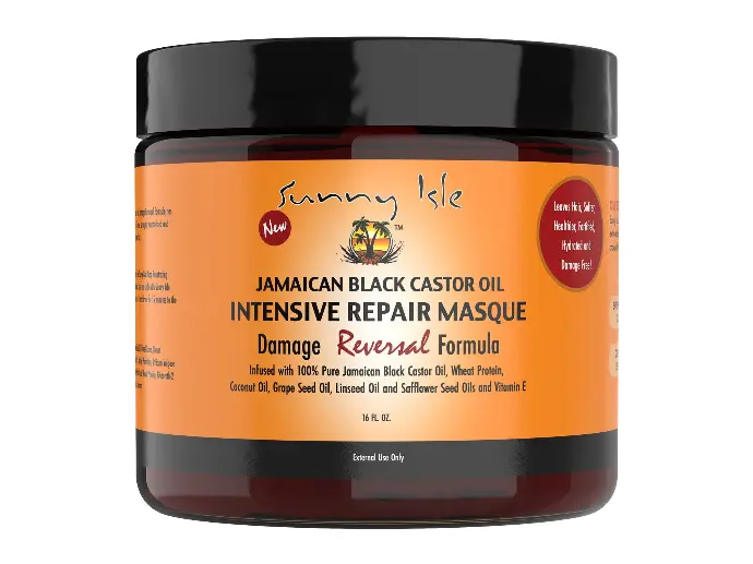 [21578] Sunny Isle Jamaican Black Castol Oil Intensive Repair Masque 16oz