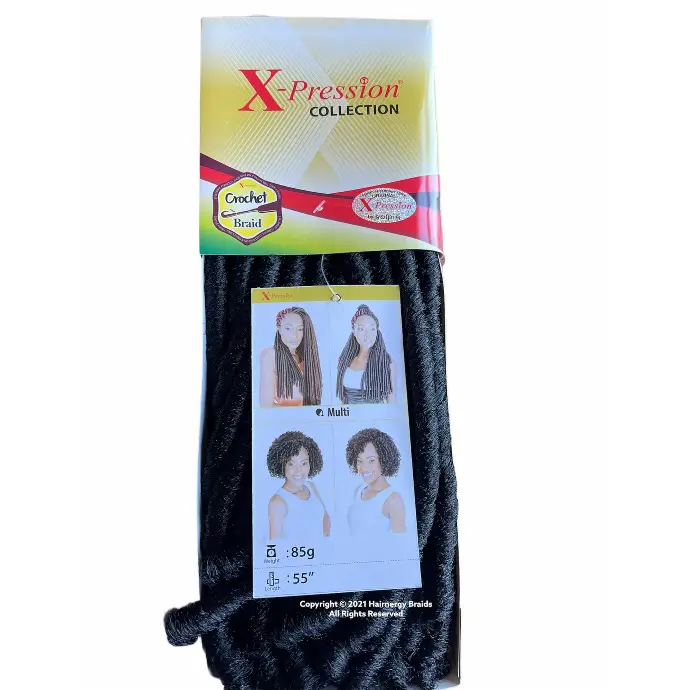 X-pression Attachment- Crochet Braid Multi Color 33 