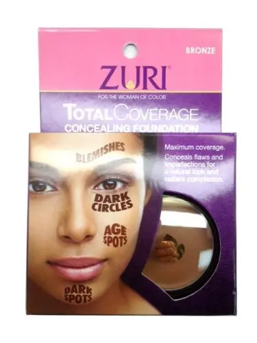 ZURI Total Coverage Concealing Foundation Bronze 