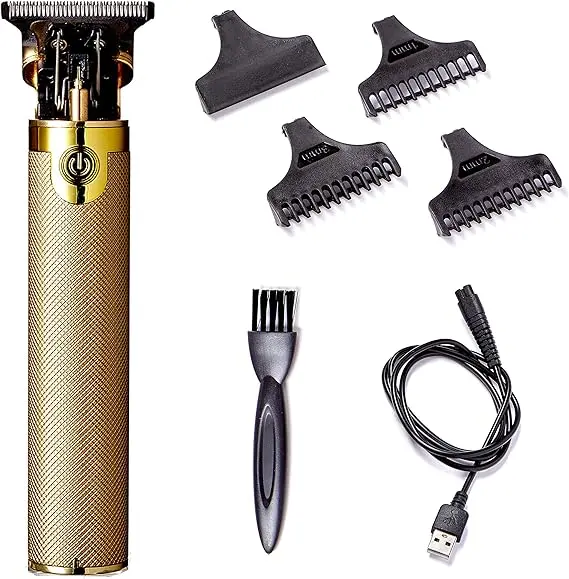 [25093] Red By Kiss Precision Blade Cordless Trimmer Gold CT11